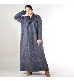 Gray SHAMWA Abaya